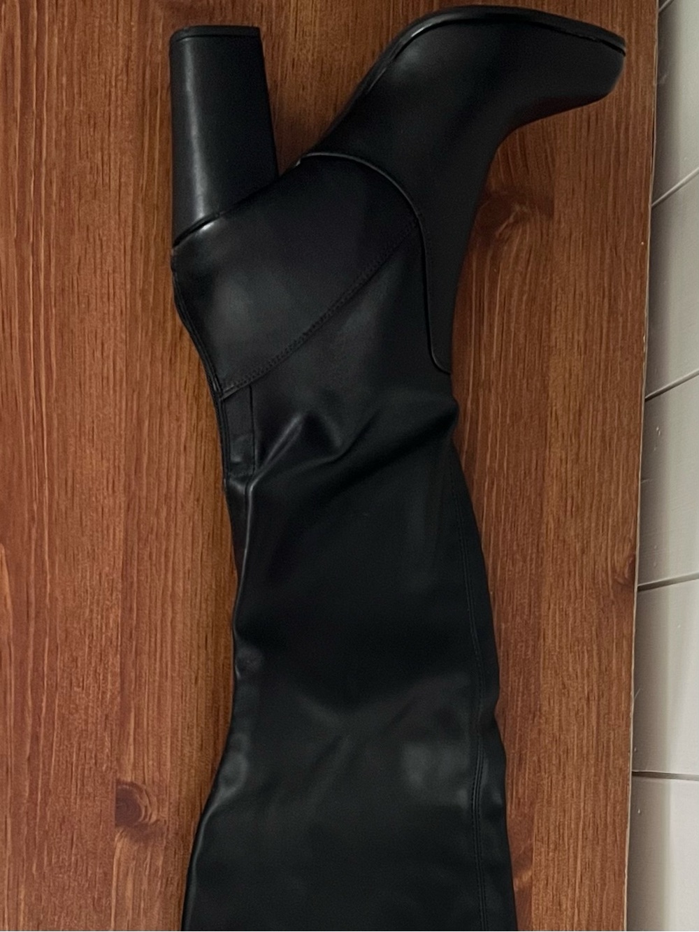 Juicy Couture Rachelle Black Over-The-Knee Block Heel Boots - Picture 2 of 3
